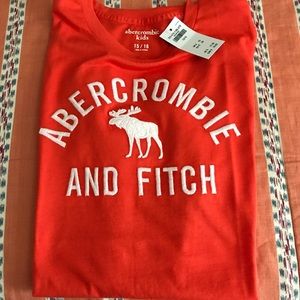 Abercrombie Boys Orange Graphic T-shirt